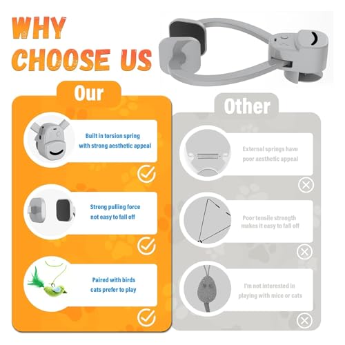 image for CATPICK Interactive Cat Toys for Indoor Cats Automatic Electric Flying