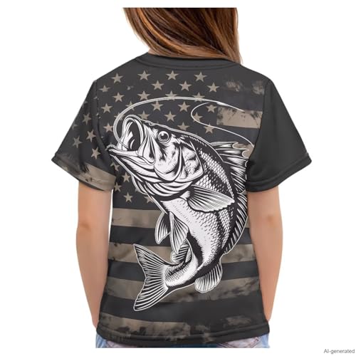 Image of WELLFLYHOM Kids Tshirts Girls Boys Short Sleeve Crewneck Tees Shirts Casual Sport Pullover Tops Size 3-16 Years