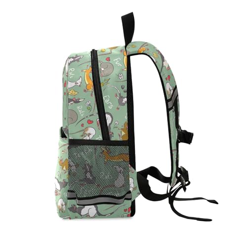 ALAZA Fancy Rat Cute Animals Toddler Backpack for Boys Girls Preschool Bag2