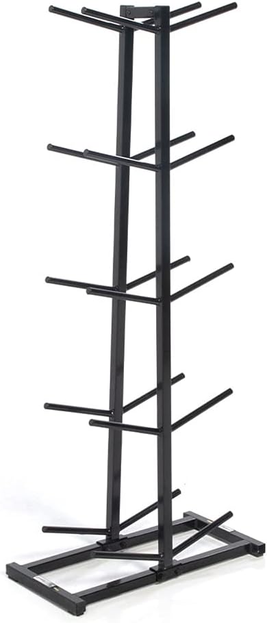 Power Systems Medicine Ball Storage Rack Only – Double Med Ball Tree Holds 10 Balls, Vertical Gym Organizer Stand for Home Gym, Fitness Studio & Commercial Equipment Storage, Black