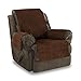 Furniture Fresh New and Improved Anti-Slip Grip Furniture Protector with Stay Put Straps and Water Resistant Microsuede Fabric (Recliner, Chocolate)