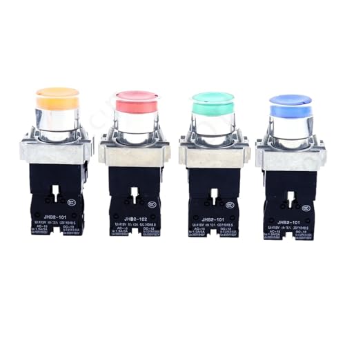 Bouton vert 220V XB2-BW3462 avec voyant LED haute visibilité