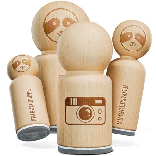 Vintage Disposable Camera Rubber Stamp for Crafting
