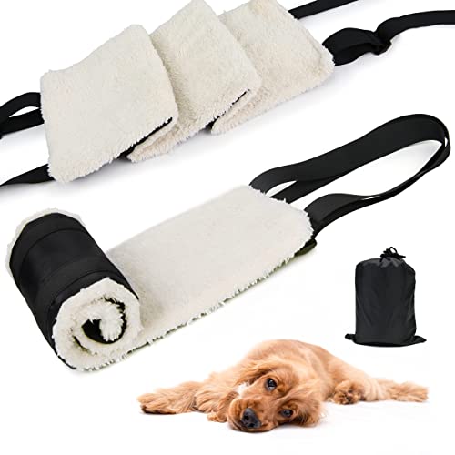 Hundegeschirr Tragehilfe Tragbar Hunde Rehabilitation Tragegurt Mittel Groß Hunde Gehhilfe mit Griffe Sicherheitshilfe für Behinderte, Verletzte, Ältere Hunde