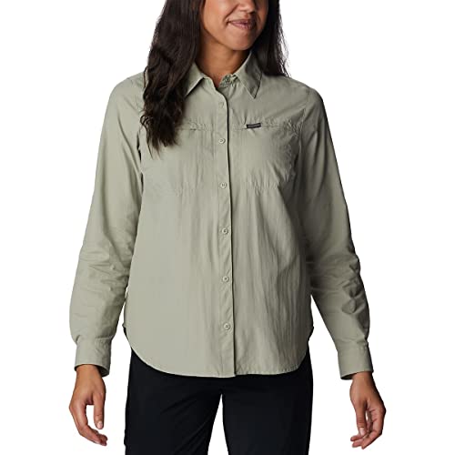 Columbia Women's Silver Ridge 3.0 Long Sleeve, Safari, Large #TOP29