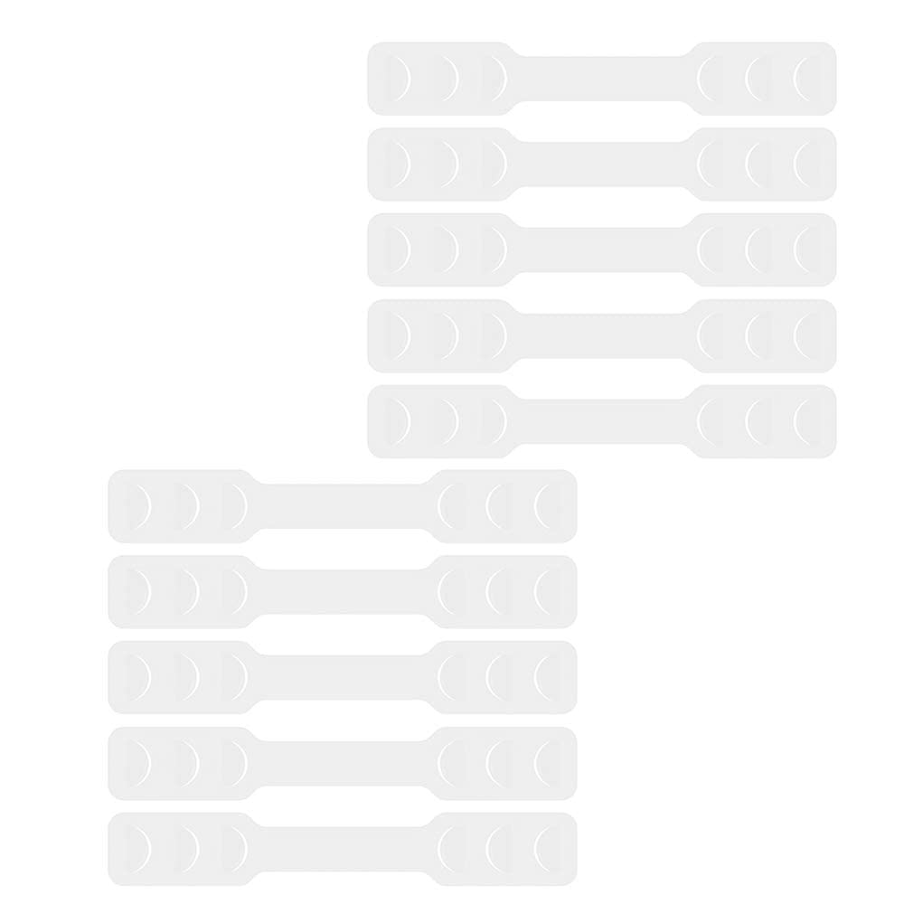 THERESA 10 Pcs Mask Extender Hooks Adjustable Mask Ears Saver Protector Cord Buckle, Mask Extension Holder Strap Relieves Discomfort in Your Ears, Comfortable for Adult Kids