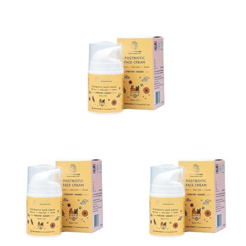 Image of Little Rituals Baby and Kids Post-Biotic Face Cream Moisturiser - Hydration + Radiance, Formulated with Golden Millets, Jojoba, Calendula, Natural, Organic, Dermat tested, SWISS Technology (50 gram)