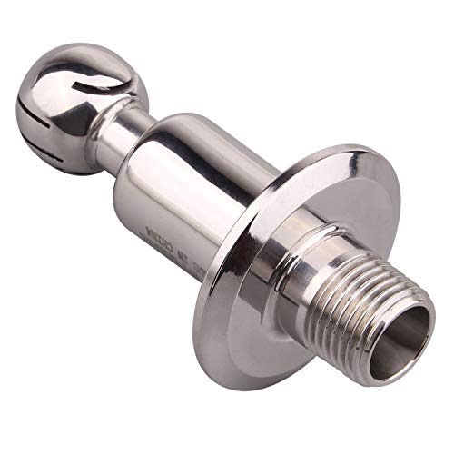 Image of DERNORD Sanitary Rotary Spray Ball 1.5 inchTC X 1 /2 inchMNPT CIP Tank Cleaning Ball