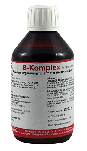 Hesanol B-Komplex 250ml für Tauben und Vögel Cover