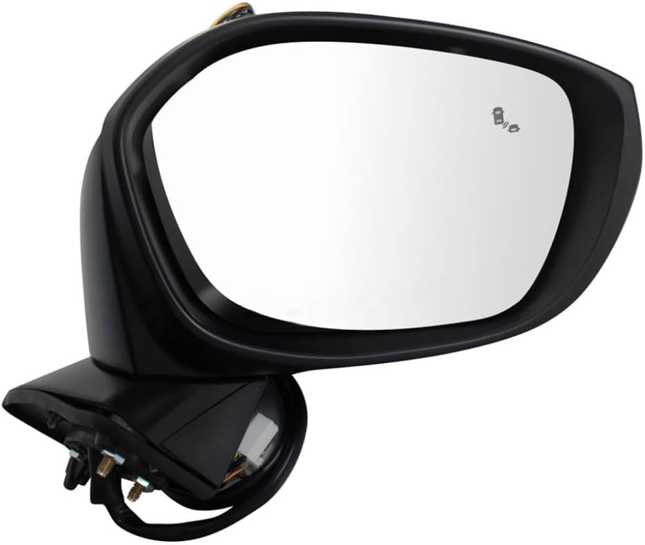 KarParts360 For Honda Civic 2022 2023 2024 Sedan/Hatchback Door Mirrors Driver and Passenger Side | Pair | Manual Folding | Power | Heated | Paint To Match | Crystal Black | For HO1320351, HO1321351