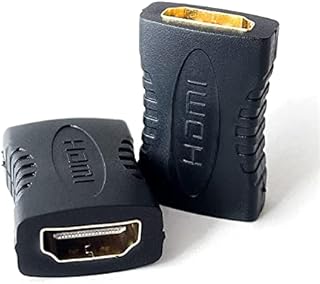 2 Pack HDMI Adapter Female to Female HDMI Connector Coupler Extender Converter Support 3D 4K 1080P for TV Roku Fire Stick Chromecast Nintendo Switch Xbox One PS5 PS4 Laptop PC