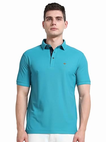 Image of STELLERS Men's Premium Polo T-Shirt Wrinkle Free Quick Dry Soft and Feather Touch Feel Regular Fit