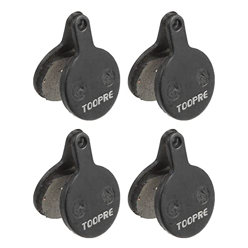 X AUTOHAUX 4 Pair Resin Bicycle Disc Bike Brake Pads for Tektro IOX Novela Lyra, Black