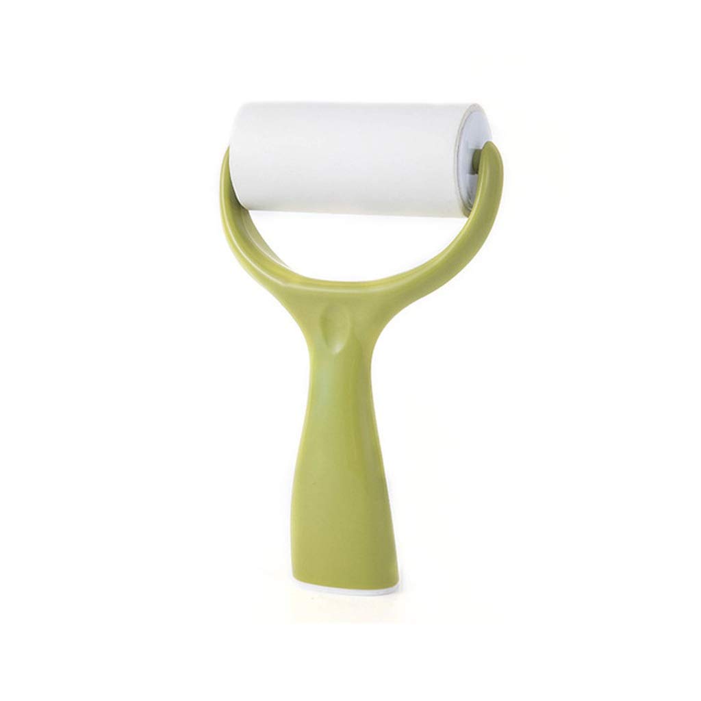 Griff Staubpapier Zerreißbarer Klebstoff Zuhause Stehende Viskosewalze Klebrige Viskose Zerreißbare Kleidung Staubpapierentfernungsbürste (Size : Yellow) (Yellow)