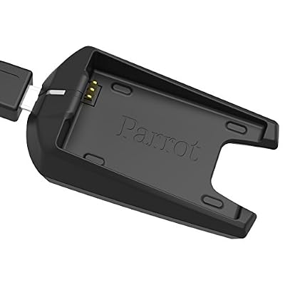 Parrot PF070239 Genuine Minidrones 3, Charger + Battery, Black