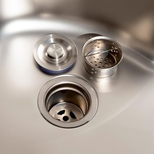 Freestanding Utility Sink,Free Standing Stainless Steel Commercial Sink,Home Simple Laundry Sink Single Bowl Utility Sink,Portable Handwash Station Outdoor (68x44x75cm