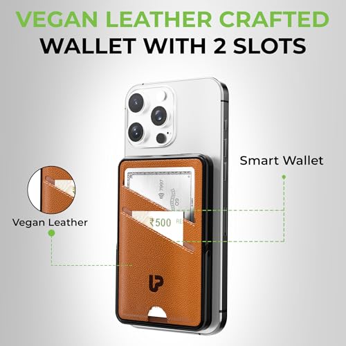 Image of UltraProlink Mag-Safe Power Bank 5000mAh with Stand & Wallet |Ultra Slim Magnetic Power Bank | 22.5W PD Battery Bank| Type C for iPhone 16 /15 /14 /13 /12 /Mini /Pro /Pro Max| Made in India |Juice-Up Swipe