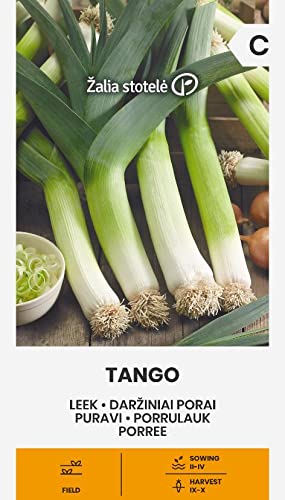 Zalia stotele | POIREAUX TANGO des Graines | Graines de Légumes | Graines de Plantes | Graines de Jardin | 1 Paquet Cover