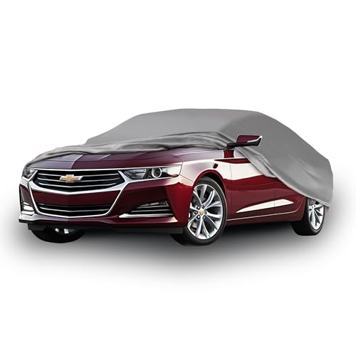 Car Covers Weatherproof Max Car Cover & Warranty Compatible with Chevrolet 1994-1996 Impala – Outdoor Cover Theft Cable Lock Car Accessories Better Than Waterproof