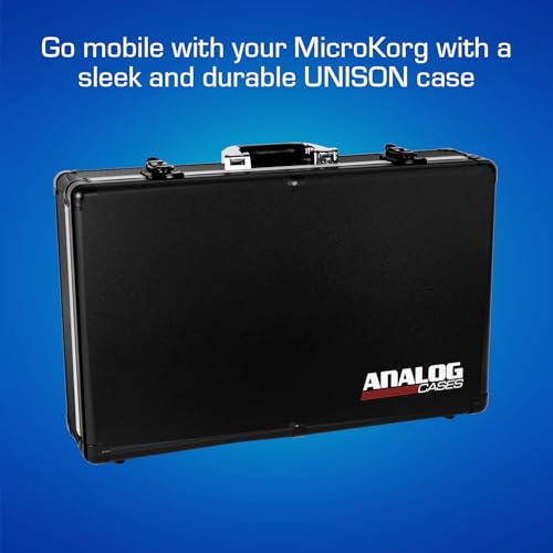 Mallette Korg MicroKorg Analog Cases Unison case de transport noir rigide