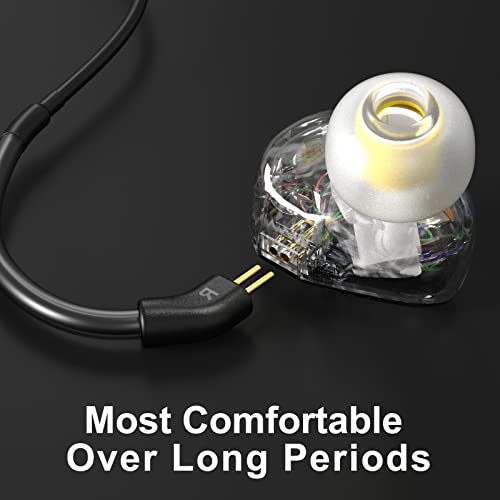 Image of Xvive T9 in-Ear Monitor Headphones Dual Knowles BA Drivers IEM for Studio, Band Rehearsal, Live Performance (T9)