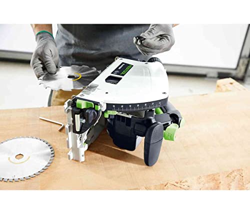 Festool Tauchsäge TS 60 KEBQ-Plus (mit Innensechskantschlüssel, Kreissägeblatt, Sichtfenster, Splitterschutz), im Systainer – Bild 4