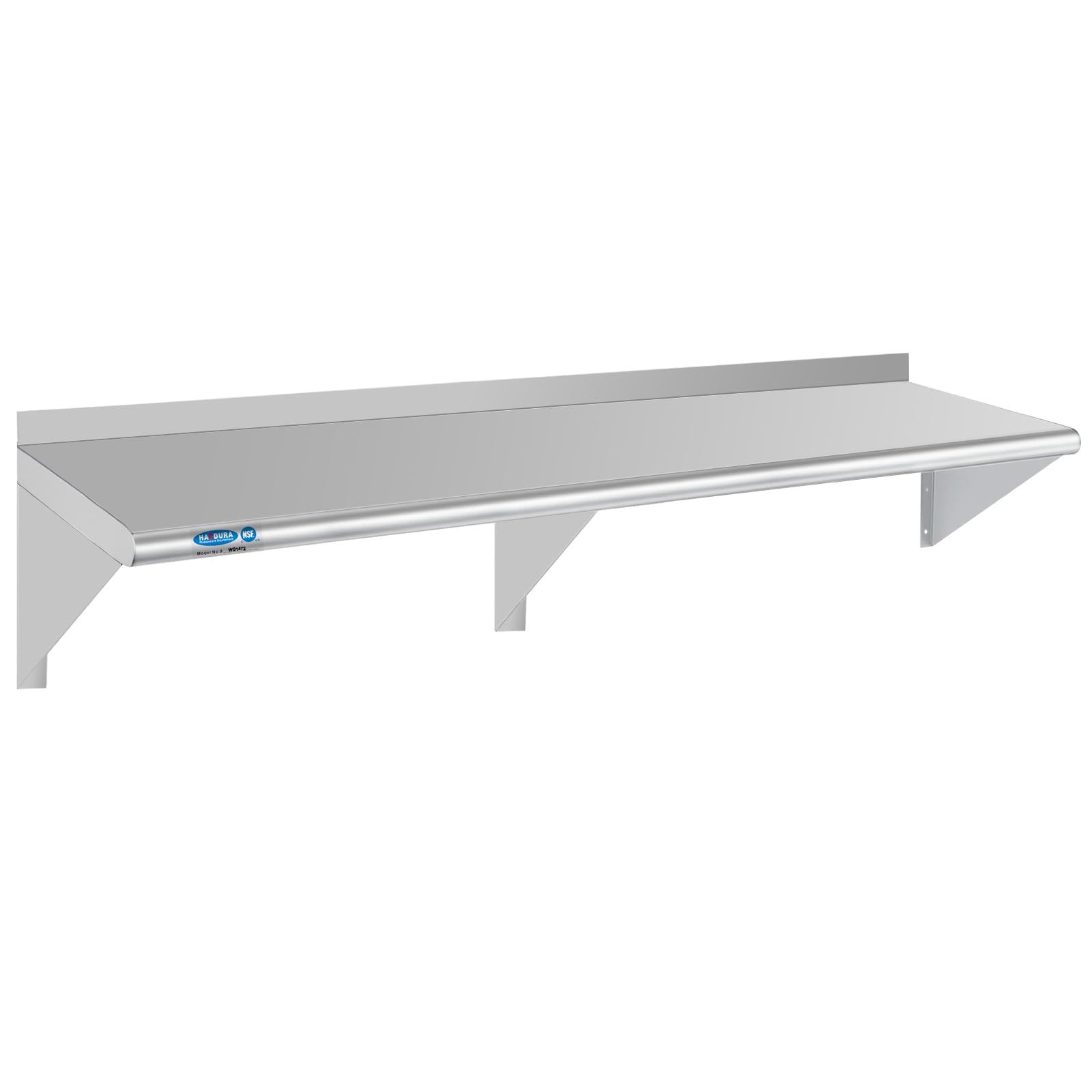 HARDURA Stainless Steel Shelf 14" x 72", 352lb