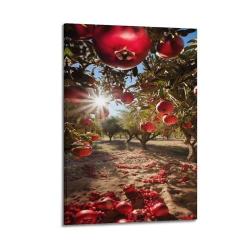 Poster sur toile verger ensoleillé pour créer un cocon relaxant dans votre chambre