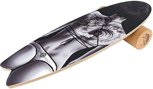 JUCKER HAWAII Balance Board Homerider Wahine - Balanceboard Set incl. Kurk roller