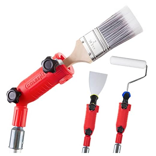 COLBENT Multi-Angle Paint Brush Extender, Paint Edger Tool for High Ceilings | Paint Brush Extension Handle, Corner Painting Tool, Extension Pole Attachments, Long Paint Brush Tool for Painting Pole
