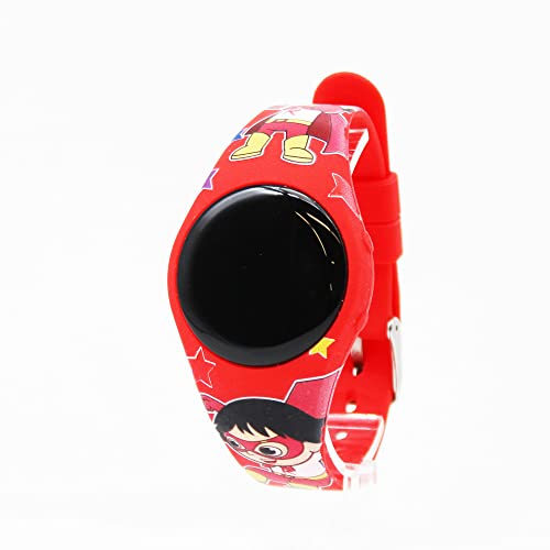 Image of Accutime Kids Ryan's World Multicolor Digital LCD Quartz Wrist Watch with Pedometer Step Counter, Interchangeable Graphic Straps for Boys, Girls, Kids (Model: RYW40019AZ)