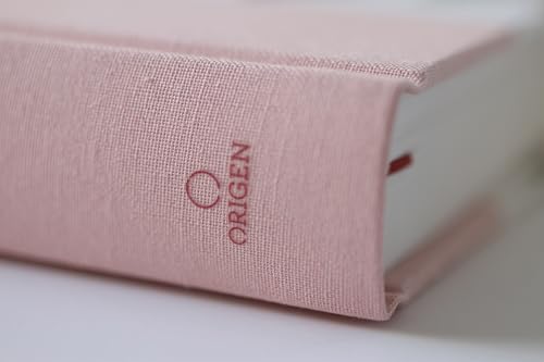 Biblia Reina Valera 1960 letra grande. Tapa Dura, Tela rosada con flores, tamaño manual / Bible RVR