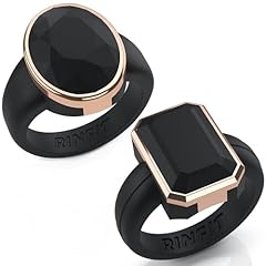 Pack F - SET Black / Metal Rose Gold