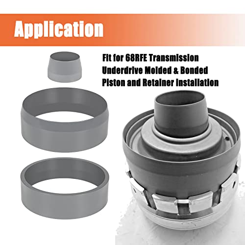 Ymt 68Rfe Transmission Underdrive Piston And Retainer Install Tool For Dodge #T-3250-Km Bonded Molded Piston And Piston Retainer Tool(3Pcs) #TOP2