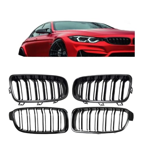 Rejilla delantera estilo doble listón que moderniza el frontal de tu F30 F31 F35 de 2012 a 2018 6