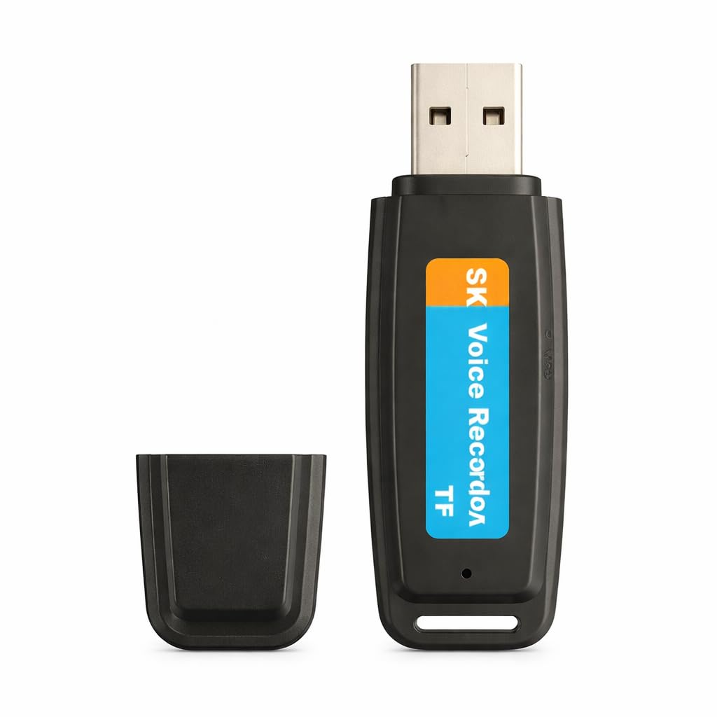 SAFETYNET Digital Voice Recorder with 32 GB Supportable Micro SD/TF Card Slot | USB Flash Drive Audio Recorder-image-34