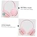 NOLITOY Plush Fabric Ear Muffs Sleep Ear Muffs for Adults Boys and Girls Soft Comfortable Non-slip