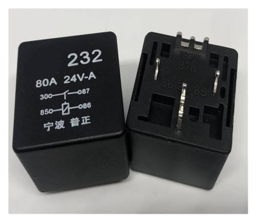 Relais V7-1A-E-24V-80A anti-surchauffe 4 broches pour protection circuit - 2