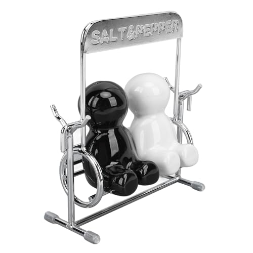 Adorável Conjunto de Garrafas de Tempero de Figura Oscilante, Ideal para Mesas de Jantar, Adicionando um Toque único e Melhorando o Prazer das Refeições, Completo Com Cerâmica e