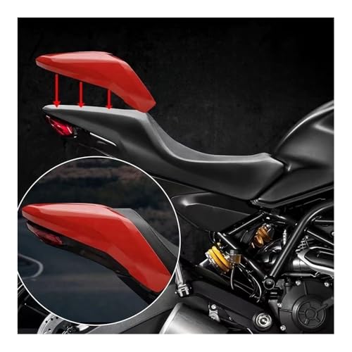 Capot de selle passager moto Monster 821 1200 S carénage queue