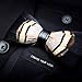 Elegant Handmade Turkey Feather Bow Tie & Lapel Pin Set - Unique Gift for Men's Formal Occasions