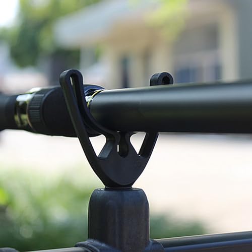 DYTHHN 4Pcs Fish Pole V Back Rests Rod Pod Durable Carp Fishing Butt Rests Bank Sticks Fishing Head Rod with Thread Front Rests Fishing Rod Rests Accessory - Image 6