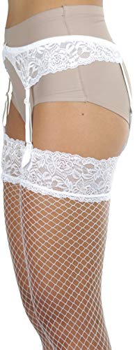 Image of ToBeInStyle Women's Lace Classic Elegant Sheer Garter Belt