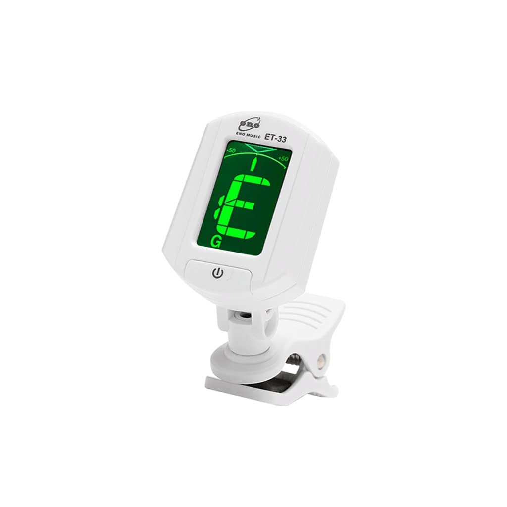 JJJ Strumento Musicale Sintonizzatore Speciale Violino Pickup Speciale Pickup Professionale Tuner elettronico Automatico (Color : White)