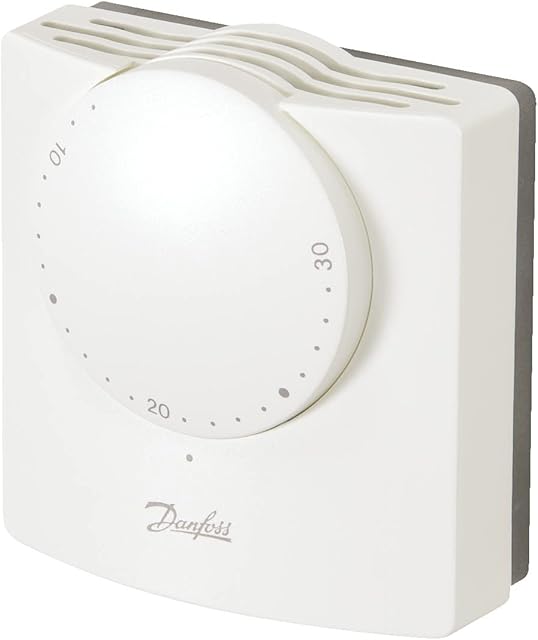 Danfoss 087N1100 240v Room Thermostat RMT230T | White
