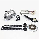 Escribe. Equipo 3 6V 800W Kit de motor de alta velocidad de patada de juguete eléctrico T8F Ir kart sucio cohete e bicicleta bicicleta CANAL DE TELEVISIÓN BRITÁNICO motor de bicicletas ( Color : 36V Thumb throttle )