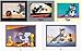 Produktbild OPO 10 - Konvolut von 5 verschiedenen Postern, Größen 50x40 cm, Tom & Jerry, Cartoon Collection
