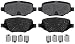 Raybestos PGD1377C Professional Grade Ceramic Disc Brake Pad Set