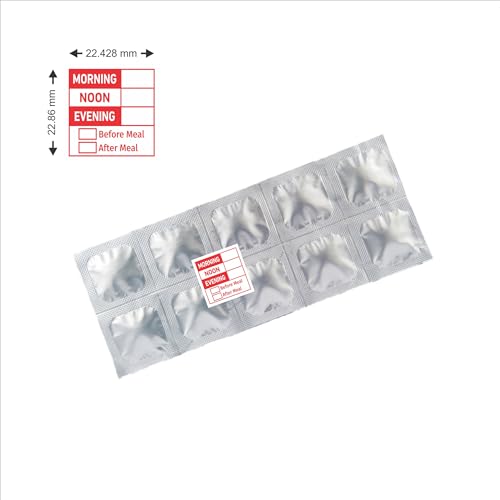 Image of Limitless Self Adhesive Sticker for Medicine Medical Sticker English (6000)