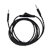 Xingsiyue Inline Mute-schakelaar kabel voor Astro A10 / A40 / A30 / A50 / Logitech G233 / G433 Gaming Headset (zwart, 2…